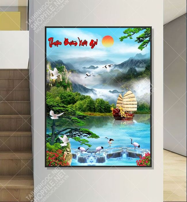 tranh phong thuy2 12 21 tien